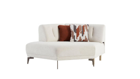 Atlanta Sectional Asymmetric Chaise Part - Cream