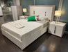 Ada Premium Bed in Cemento/Bianco Opac 