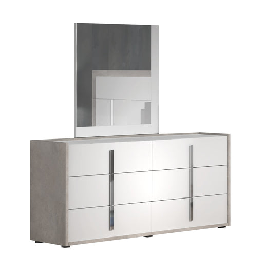Ada Premium Dresser in Cemento/Bianco Opac 17448-D