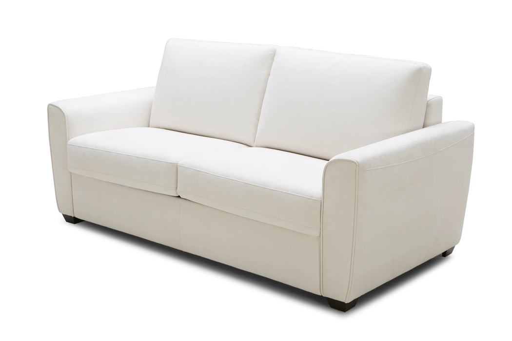 Alpine Sofa Bed in White Fabric 18236