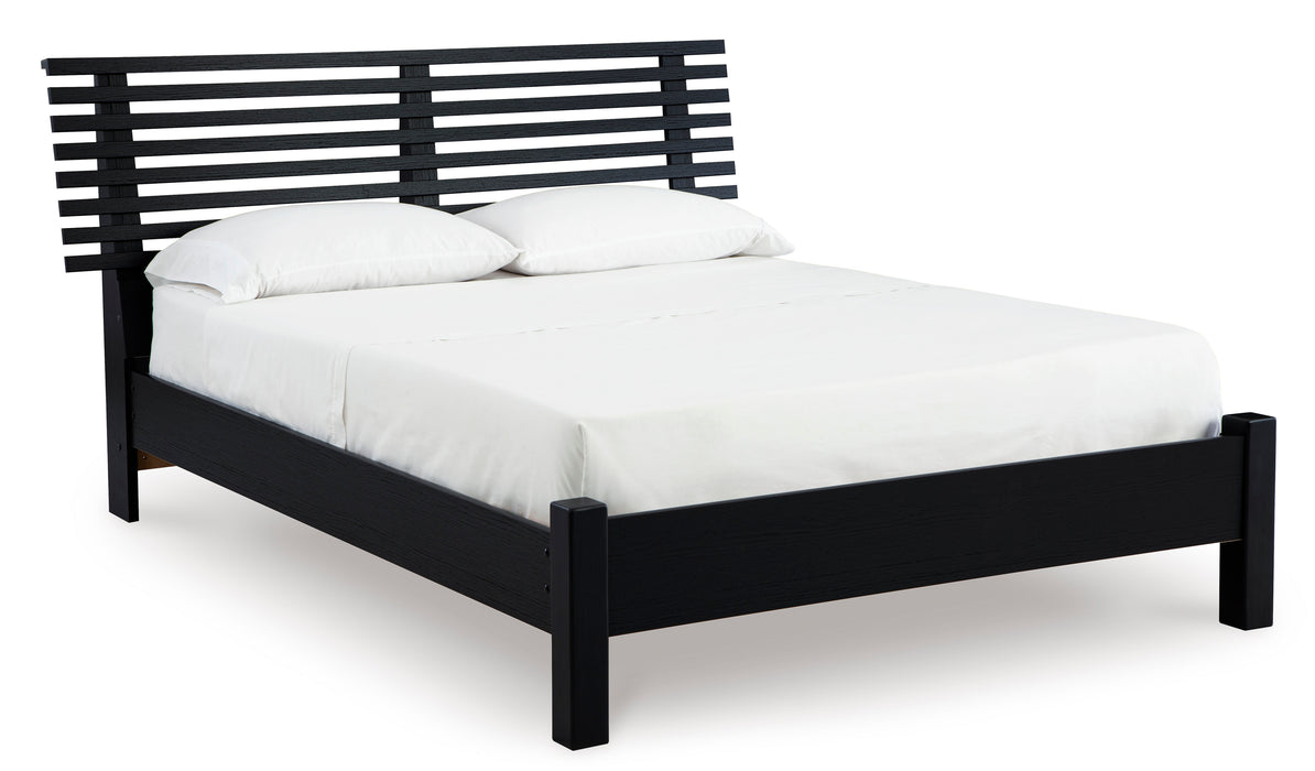 Danziar Slat Panel Bed