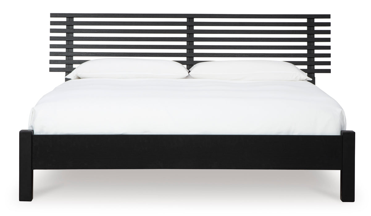 Danziar Slat Panel Bed