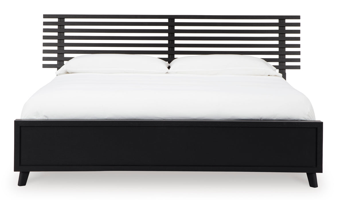 Danziar Slat Panel Bed