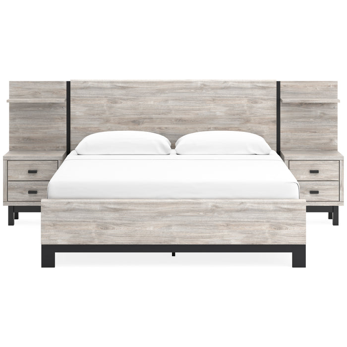 Vessalli King Panel Bed with Extensions