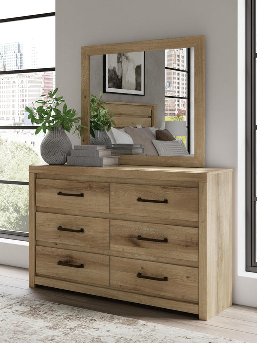 Brozmont Dresser and Mirror - Tan