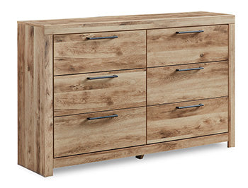 Hyanna King Panel Storage Bed with 2 Under Bed Storage Drawers - Brown/Beige