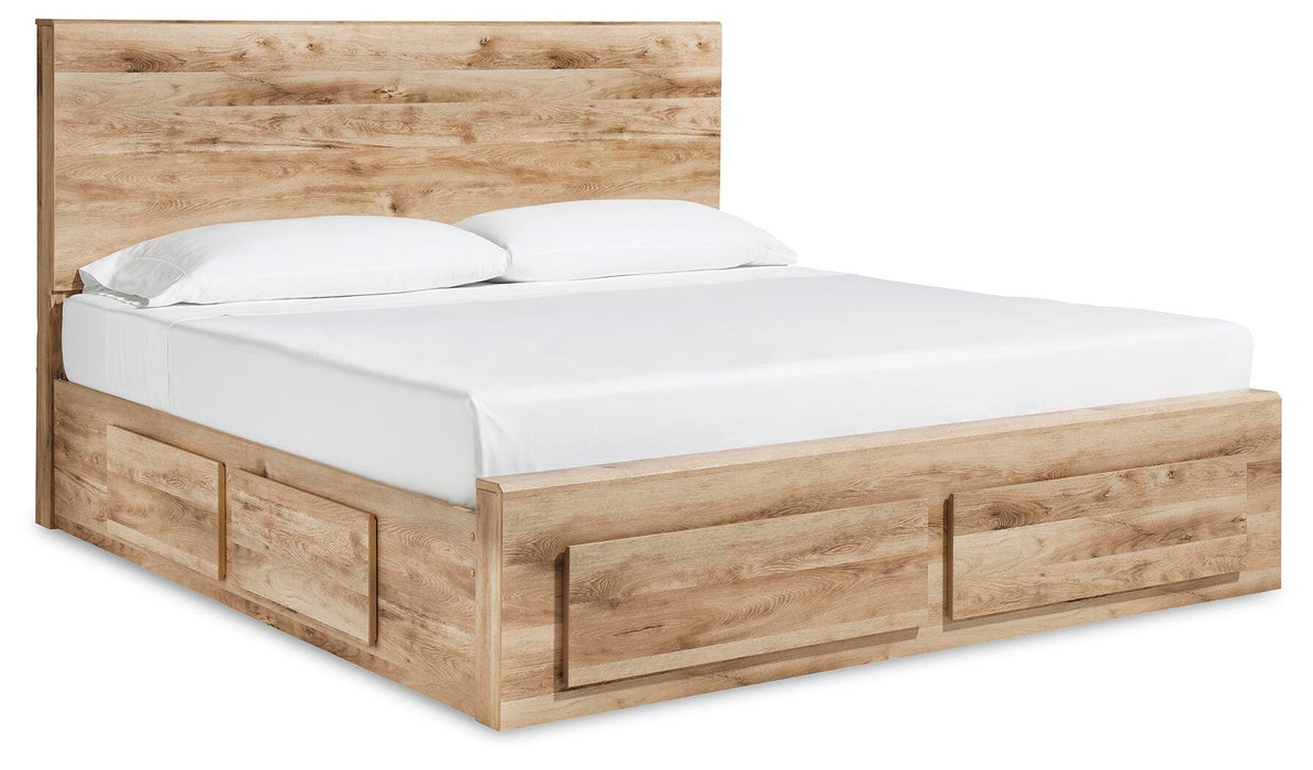 Hyanna Panel Storage Bed with 2 Under Bed Storage Drawers