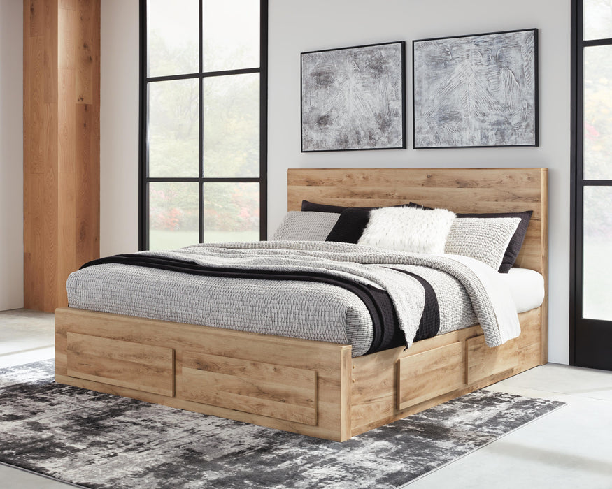 Hyanna Panel Storage Bed with 2 Under Bed Storage Drawers