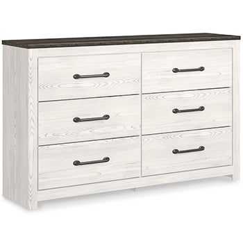 Gerridan King Panel Bed - White;Brown/Beige