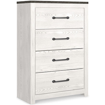 Gerridan King Panel Bed - White;Brown/Beige
