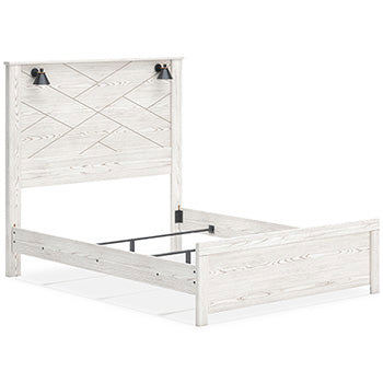 Gerridan King Panel Bed - White