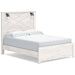 Gerridan King Panel Bed - Black/Gray;White