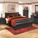 Huey Vineyard Nightstand - Black/Gray