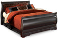 Huey Vineyard Queen Sleigh Bed