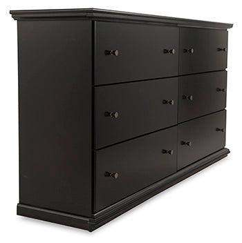 Maribel Nightstand - Black/Gray