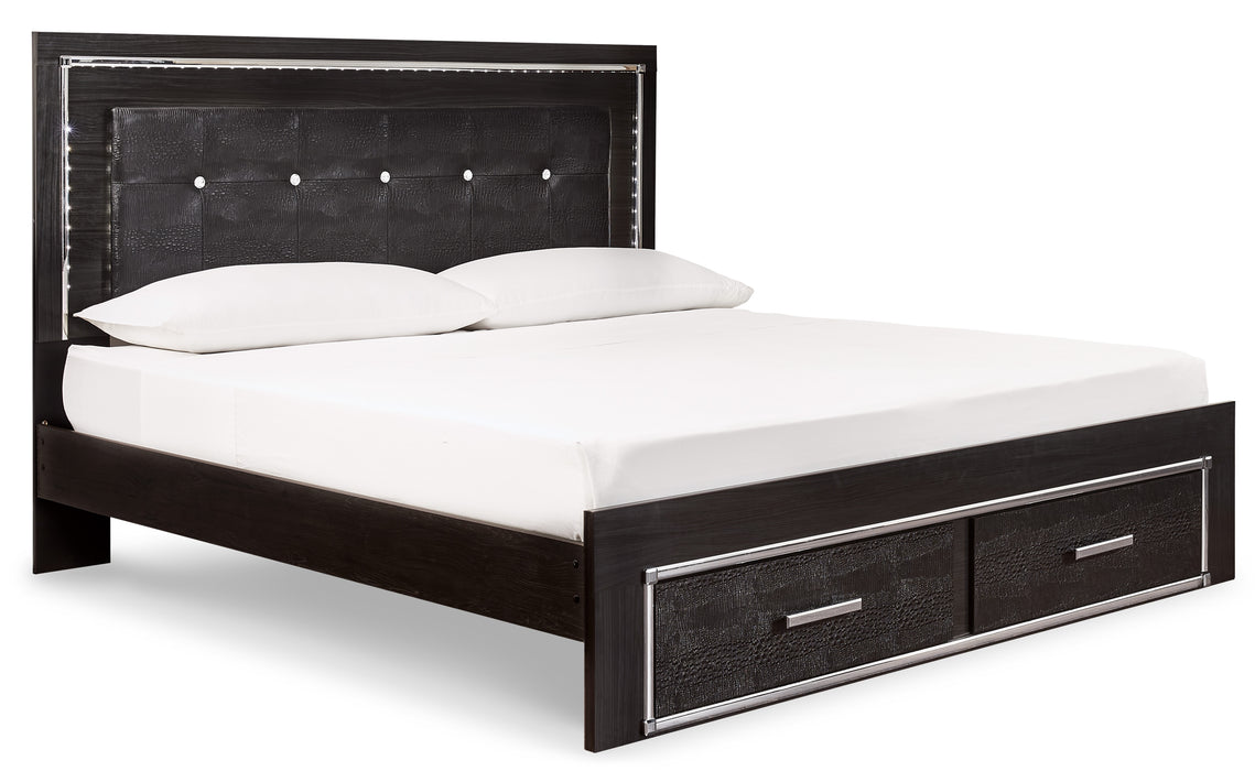 Kaydell King Panel Bed with Storage