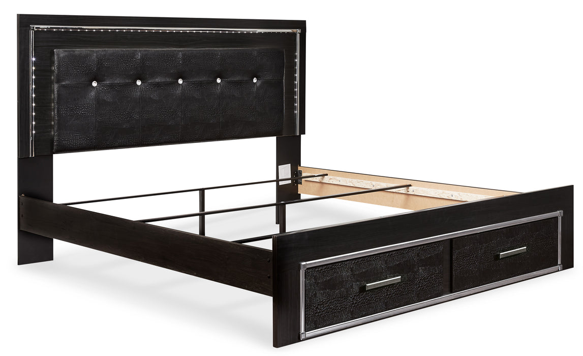 Kaydell King Panel Bed with Storage