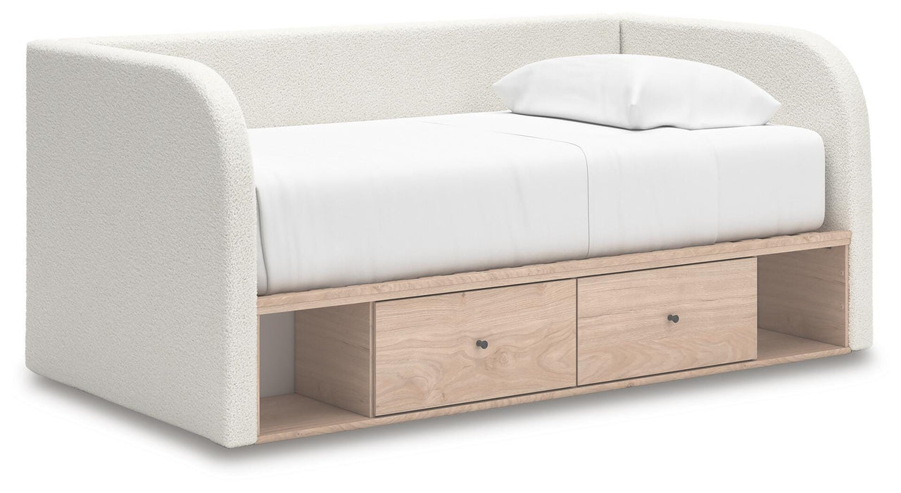 Arloster Full Upholstered Day Bed with Storage