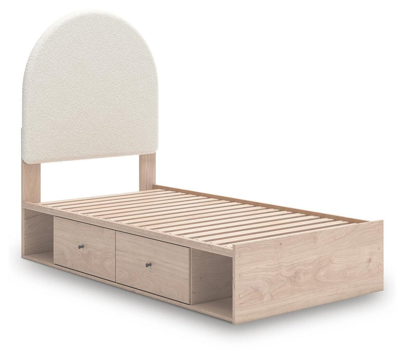 Arloster Upholstered Panel Bed with Storage - image 4