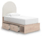 Arloster Upholstered Panel Bed with Storage - image 5