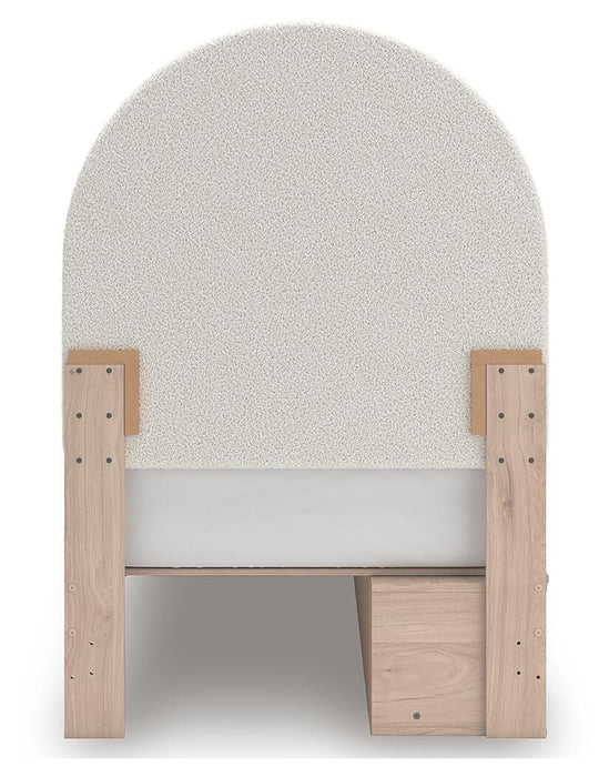 Arloster Upholstered Panel Bed with Storage - image 7