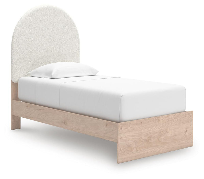 Arloster Twin Upholstered Panel Bed
