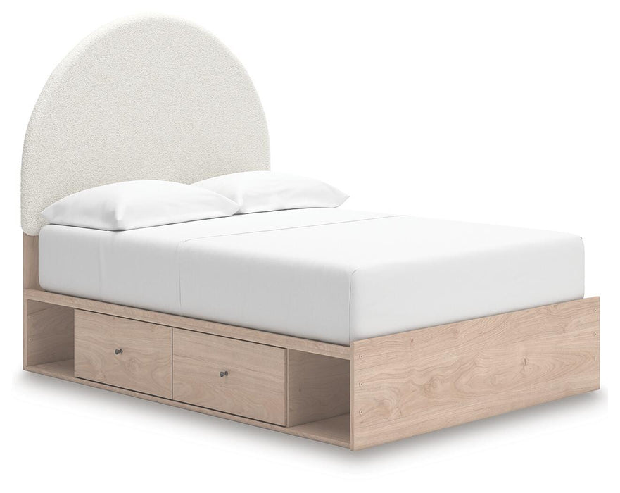 Arloster Full Upholstered Panel Bed with Storage