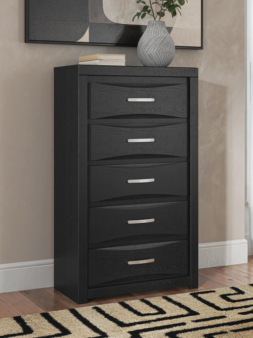 Stabotta Chest of Drawers - Black