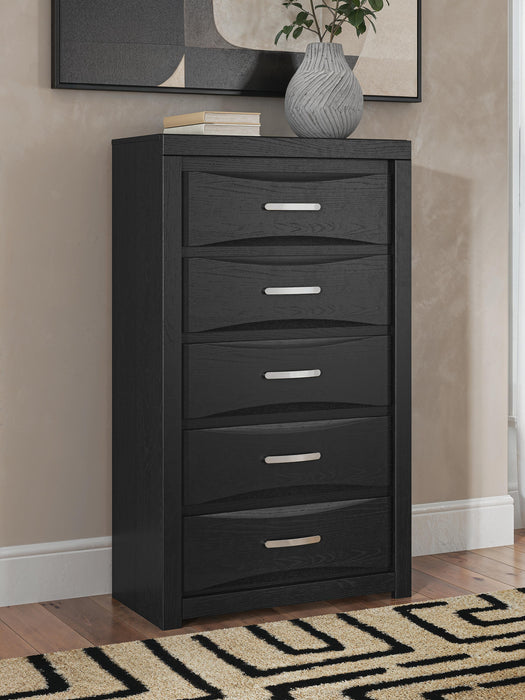 Stabotta Chest of Drawers - Black