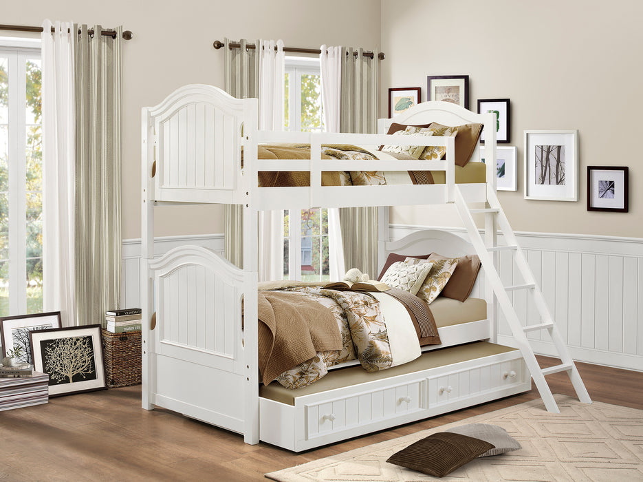 Clementine (4) Twin/Twin Bunk Bed with Twin Trundle