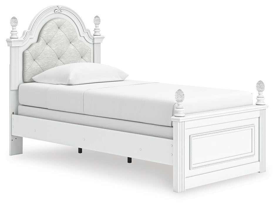 Kozlani Twin Upholstered Panel Bed