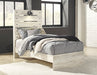 Cambeck King Panel Bed with 2 Storage Drawers - White