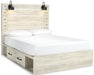 Cambeck Queen Panel Bed with 2 Storage Drawers