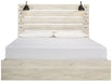 Cambeck King Panel Bed with 2 Storage Drawers