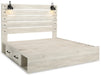 Cambeck King Panel Bed with 2 Storage Drawers