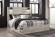 Cambeck King Panel Bed with 2 Storage Drawers - White