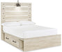 Cambeck Full Panel Bed with 2 Storage Drawers