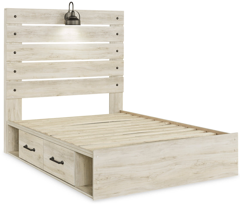 Cambeck Full Panel Bed with 2 Storage Drawers