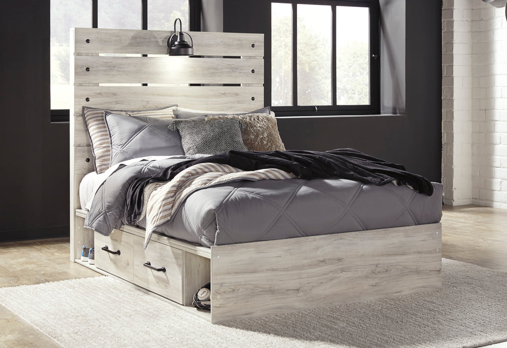 Cambeck Full Panel Bed with 2 Storage Drawers