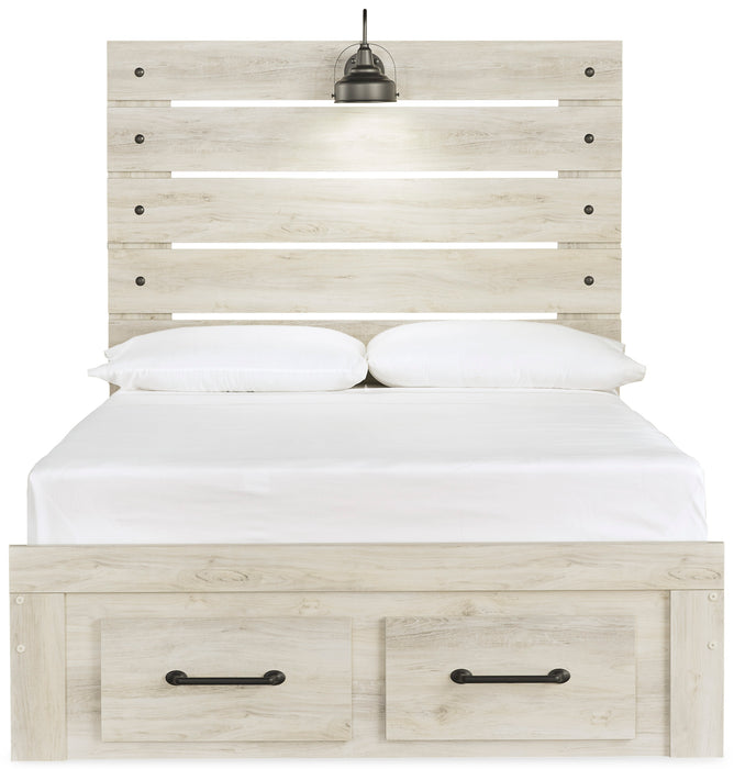 Cambeck Full Panel Bed with 2 Storage Drawers