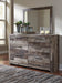 Derekson Full Panel Bed - Black/Gray;Brown/Beige