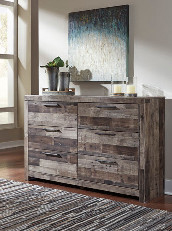 Derekson Full Panel Bed - Black/Gray;Brown/Beige