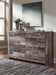 Derekson Full Panel Bed - Black/Gray;Brown/Beige