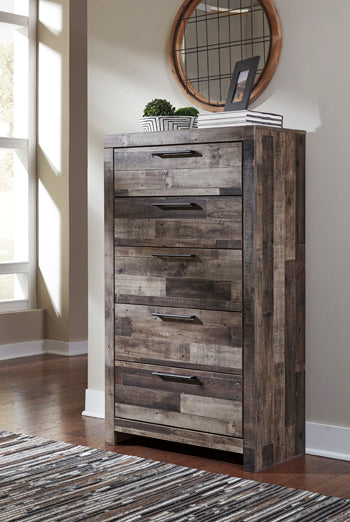 Derekson Full Panel Bed - Black/Gray;Brown/Beige