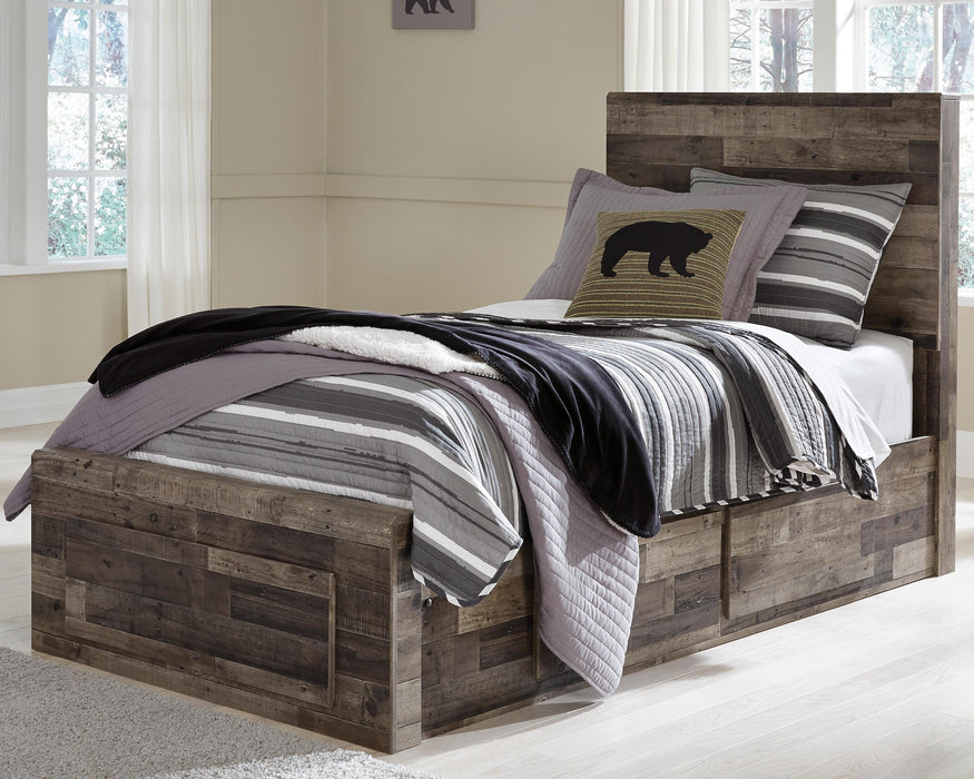Derekson Panel Bed with 2 Storage Drawers
