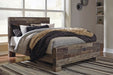 Derekson Full Panel Bed - Black/Gray;Brown/Beige