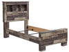 Derekson Full Panel Bed - Black/Gray;Brown/Beige