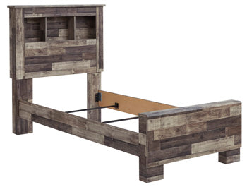 Derekson Full Panel Bed - Black/Gray;Brown/Beige