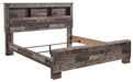 Derekson Full Panel Bed - Black/Gray;Brown/Beige