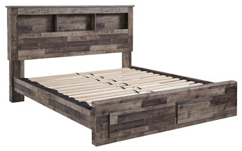 Derekson Full Panel Bed - Black/Gray;Brown/Beige